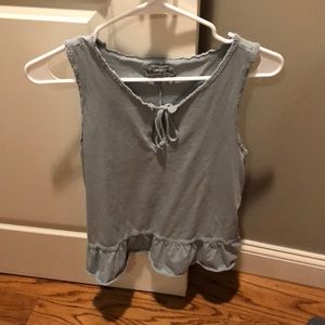 Abercrombie peplum tank